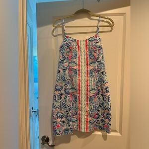 Lilly Pulitzer Shelli Stretch Shift Dress in size 4, never worn.